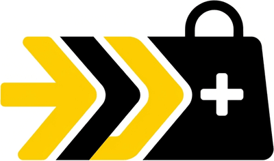 Логотип ДаркРан Промо: абстрактный знак для промокодов Яндекс Маркет, современный дизайн.